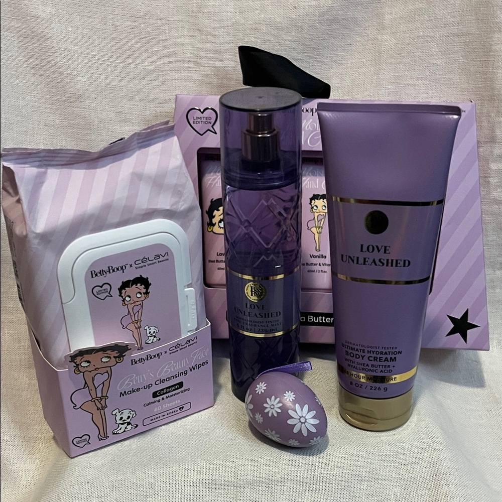Betty Boop Purple Bath & Body Works Bundle